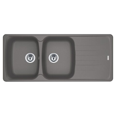 Franke Antea Fragranite Double Bowl Sink 114.0633.742 – Stone Grey