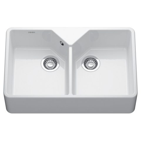 Franke Ceramic Double Bowl Belfast Sink 130.0729.667 – White