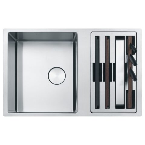 Franke Box Center 1.5 Bowl Undermount Sink 122.0611.737 -Stainless Steel