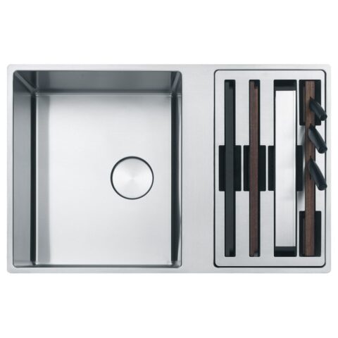 Franke Box Center 1.5 Bowl Reversible Sink 127.0611.736 – Stainless Steel