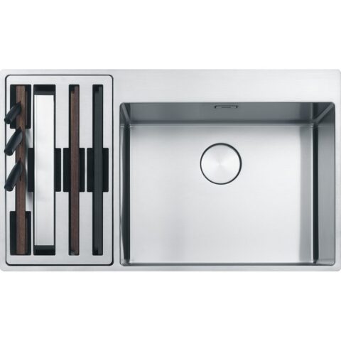 Franke Box Center 1.5 Bowl Sink Left Hand Small Bowl 127.0570.616 – Stainless Steel