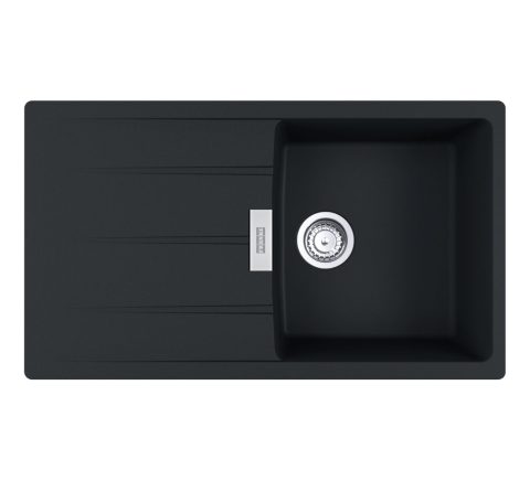 Franke  Centro Fragranite Single Bowl Sink CNG 611-86 MB – MATTE BLACK