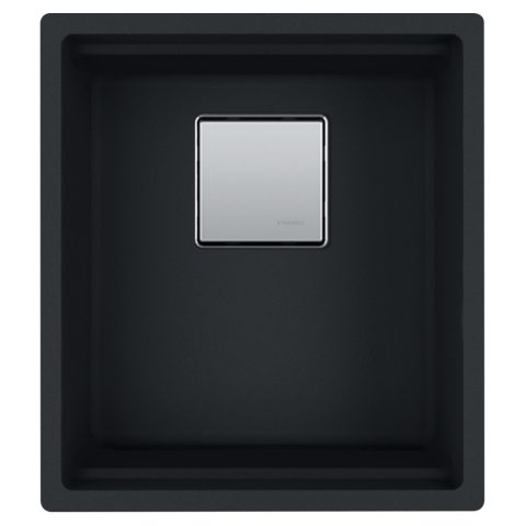 Franke Kubus Fragranite Single Bowl Undermount Sink 125.0630.441 – Matte Black