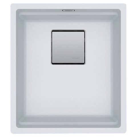 Franke Kubus Fragranite Single Bowl Undermount Sink 125.0633.731 – White
