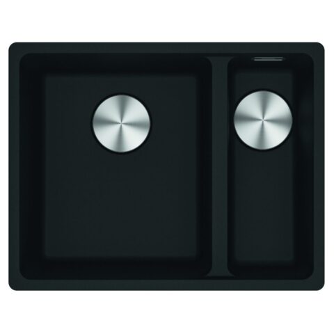 Franke  Maris 1.5 Bowl Undermount Sink Right Hand Small Bowl MRG160-34-15 MB RHSB – MATT BLACK