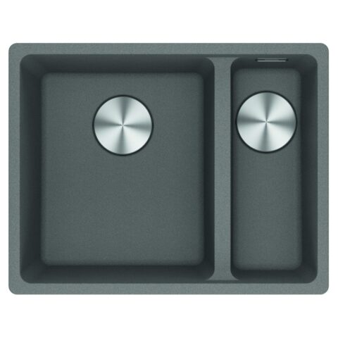 Franke  Maris 1.5 Bowl Undermount Sink Right Hand Small Bowl MRG160-34-15 SG RHSB – STONE GREY