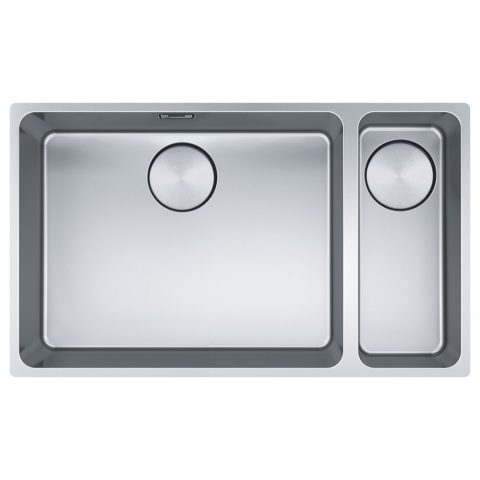 Franke  Mythos Bowl 1.5 Bowl Undermount Sink Right Hand Small Bowl 122.0607.083 – Stainless Steel
