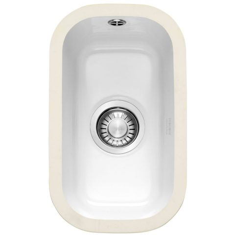 Franke V&B Single Bowl Ceramic Undermount Sink 126.0381.816 – White