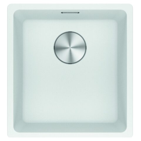 Franke MRG110-37 PW Maris Fragranite Single Bowl Undermount Sink – WHITE