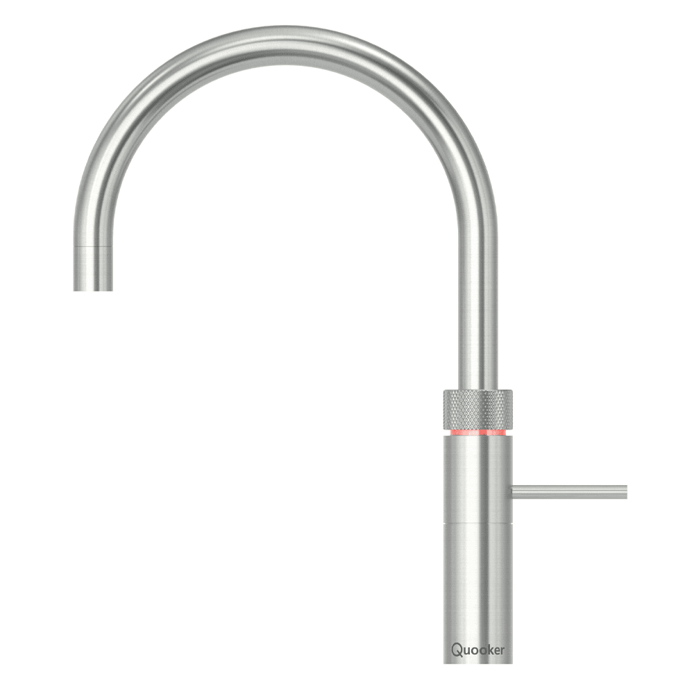 Quooker FNRSST Combi+ Fusion Round Boiling Water Tap COMBI+ FUSION ROUND SS – STAINLESS STEEL.