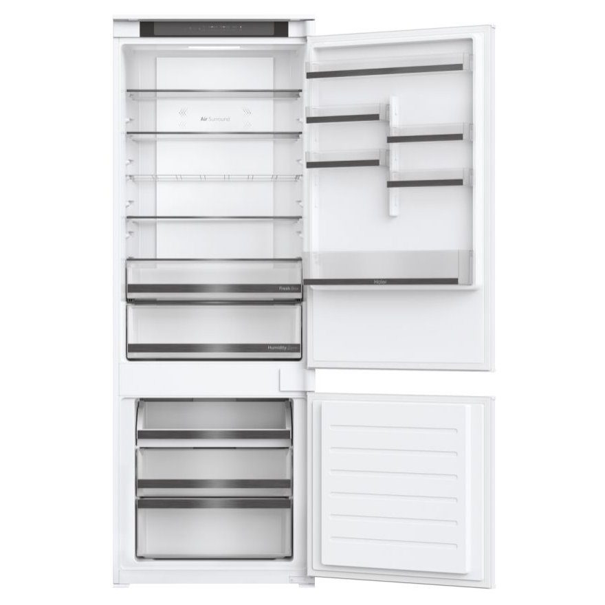 Haier 70cm Wide 193cm Integrated 70/30 Frost Free Fridge Freezer HBW5719EK