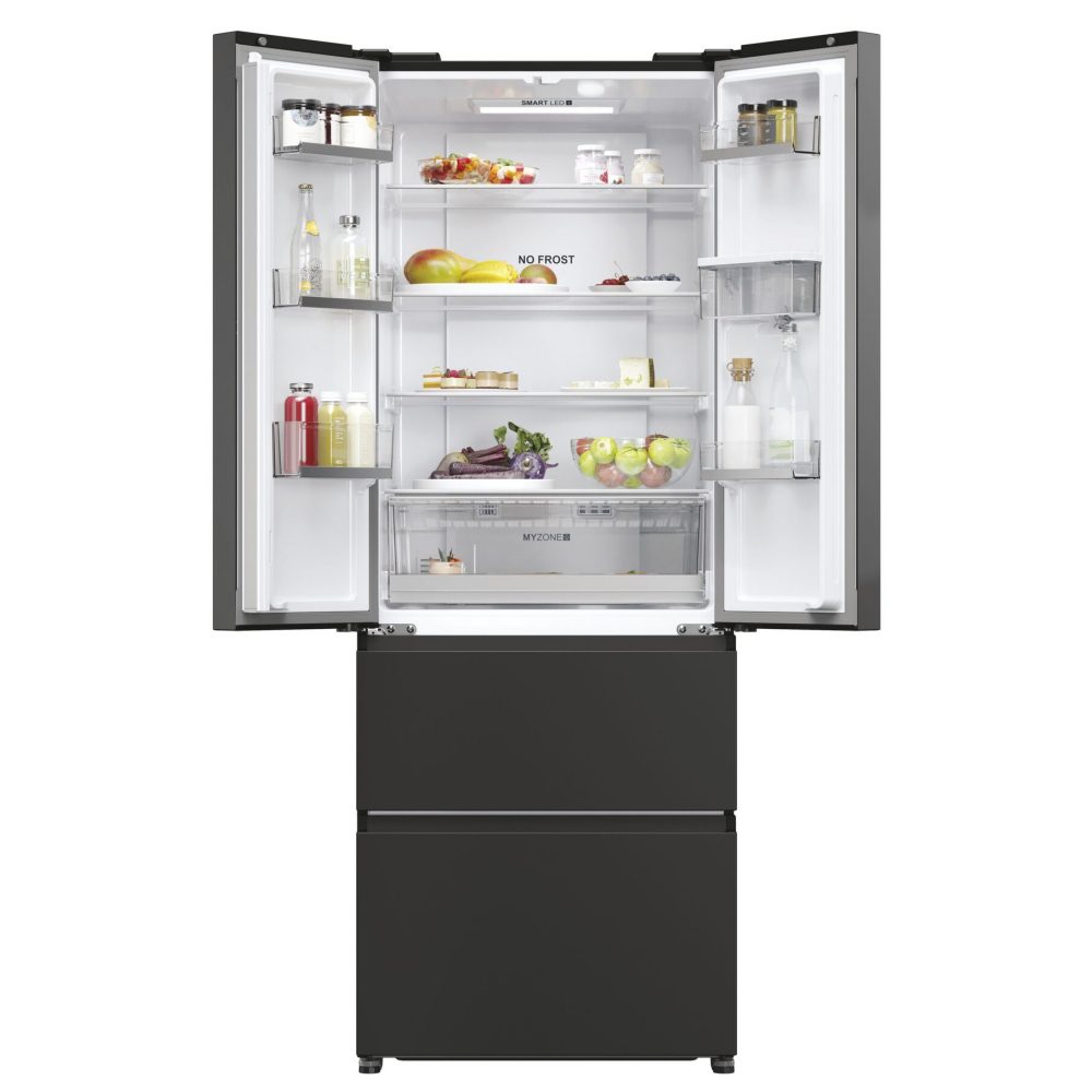 Haier Series 5 70cm Frost Free Fridge Freezer HFR5719EWPB – Black