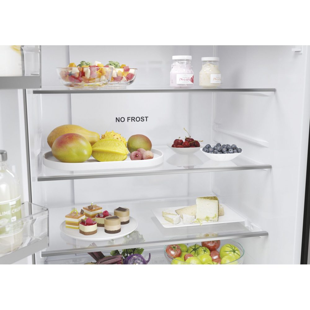 Haier Series 5 70cm Frost Free Fridge Freezer HFR5719EWPB – Black