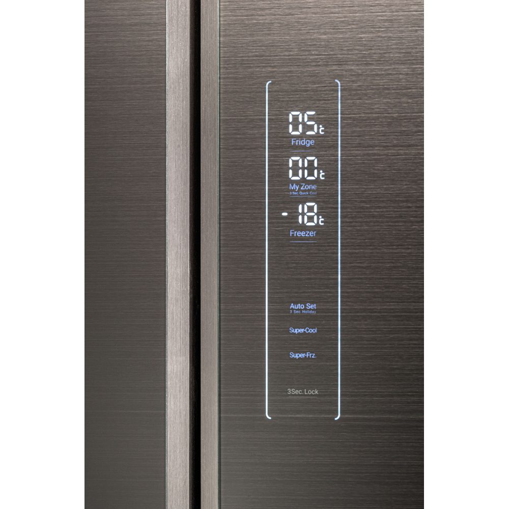 Haier American Style Four Door Fridge Freezer HTF-508DGS7 – ICONIC GLASS