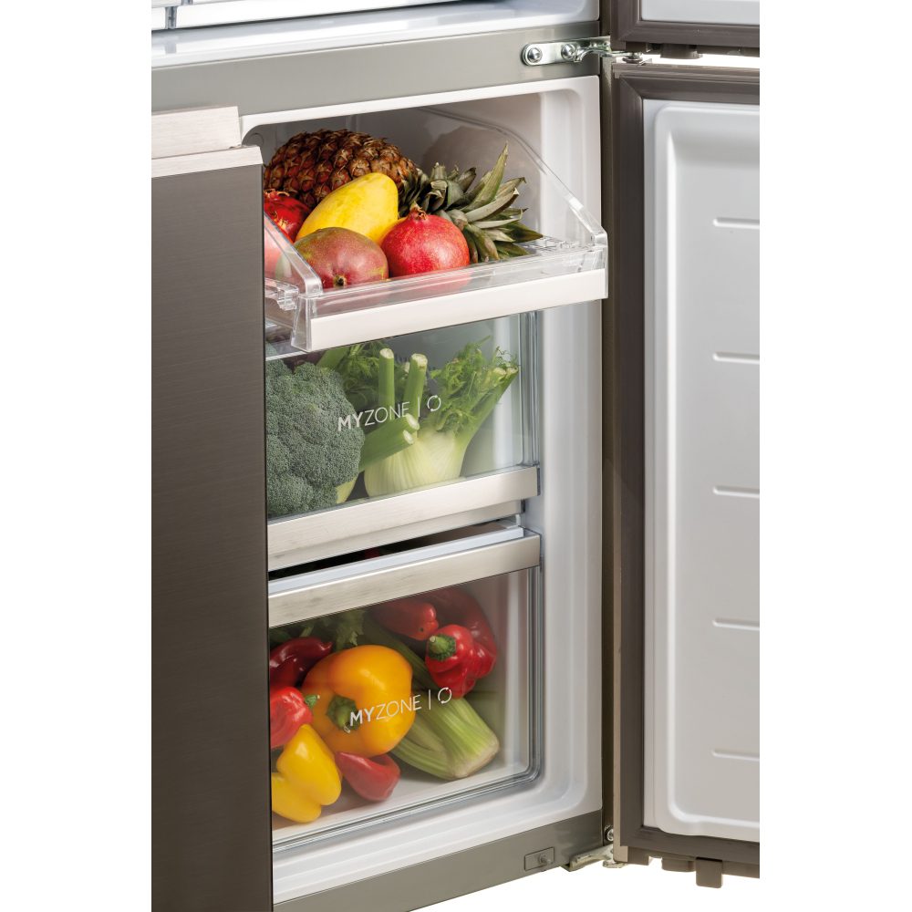 Haier American Style Four Door Fridge Freezer HTF-508DGS7 – ICONIC GLASS