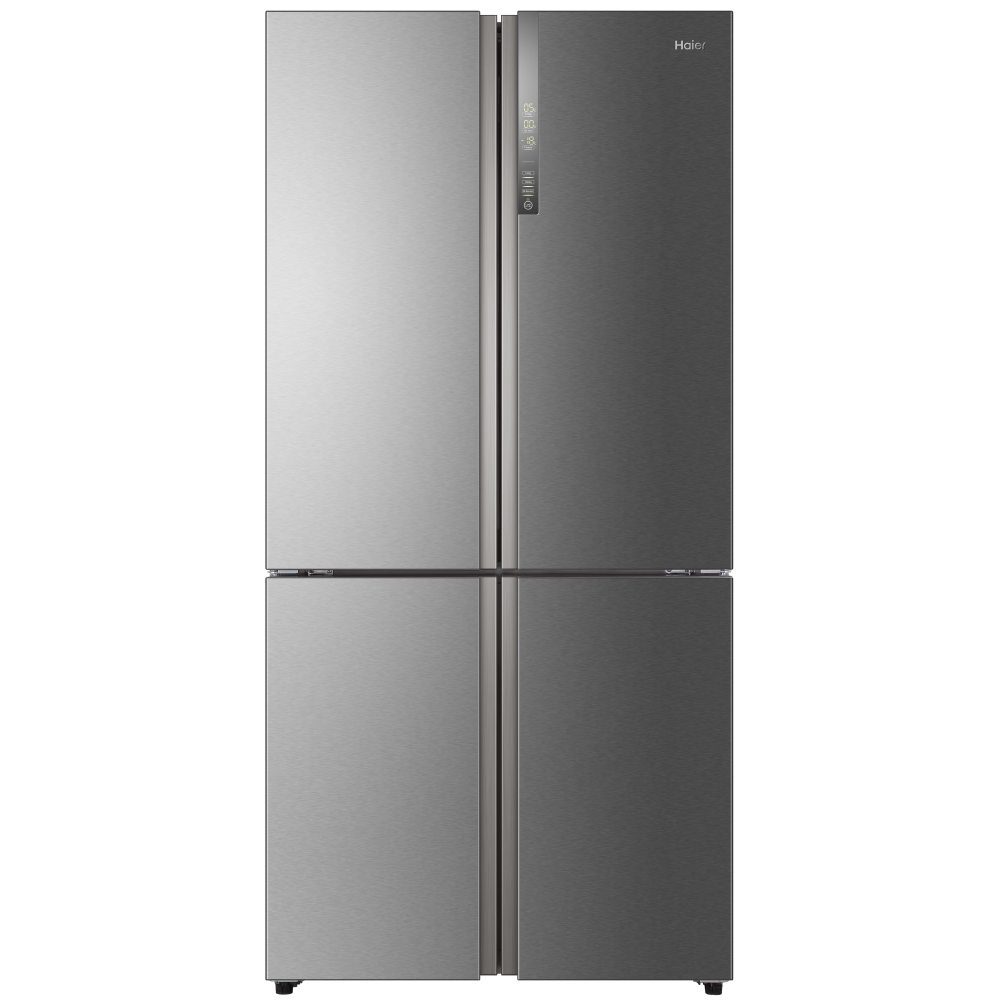 Haier Cube Series American Style Four Door Fridge Freezer Non Ice & Water HTF-610DM7 – STAINLESS STEEL