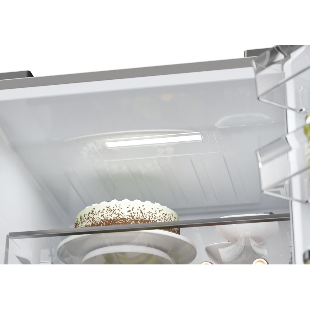 Haier 60cm Series 5 Frost Free Fridge Freezer With Water Dispenser HTW5618DWMG – Stainless Steel
