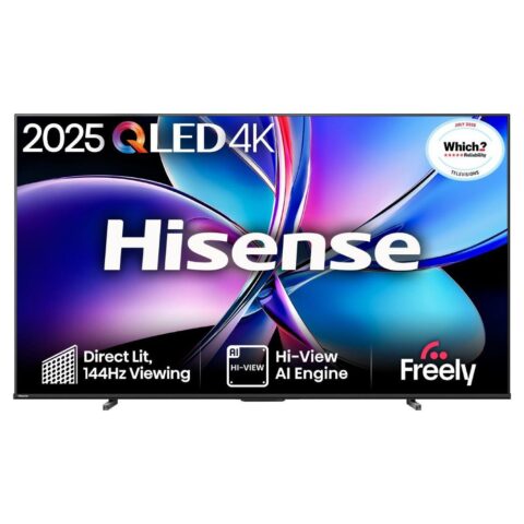 Hisense  2025 100″ QLED 4K Smart TV 100E7QTUK PRO – BLACK