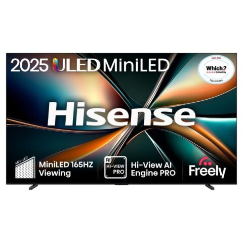 Hisense  2025 100″ ULED Mini LED 4K Smart TV 100U7QTUK – BLACK