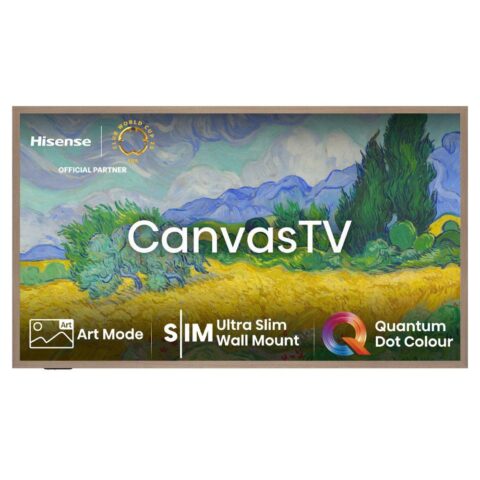 Hisense  2025 55″ QLED Canvas 4K Smart TV 55S7NQTUK – Brown