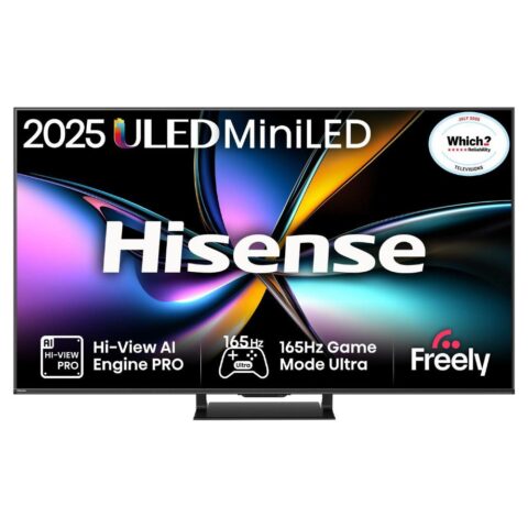 Hisense  2025 55″ ULED Mini LED 4K Smart TV 55U7QTUK PRO – Black