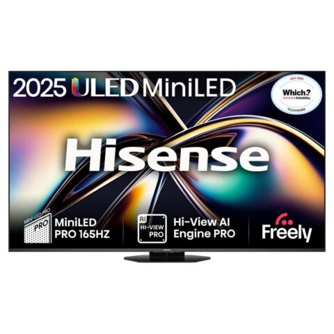 Hisense  2025 55″ ULED Mini LED 4K Smart TV 55U8QTUK – BLACK