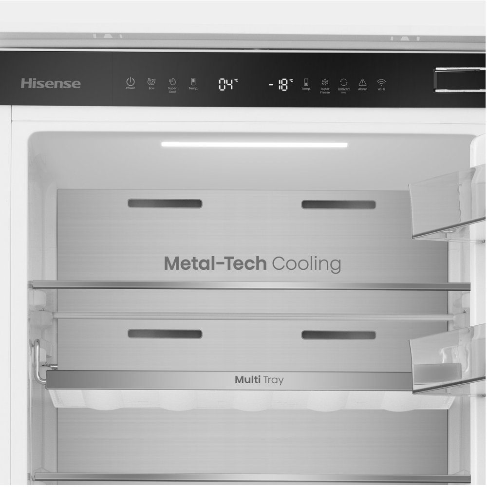 Hisense 193cm Integrated 70/30 Frost Free Fridge Freezer RB5B280SSWC