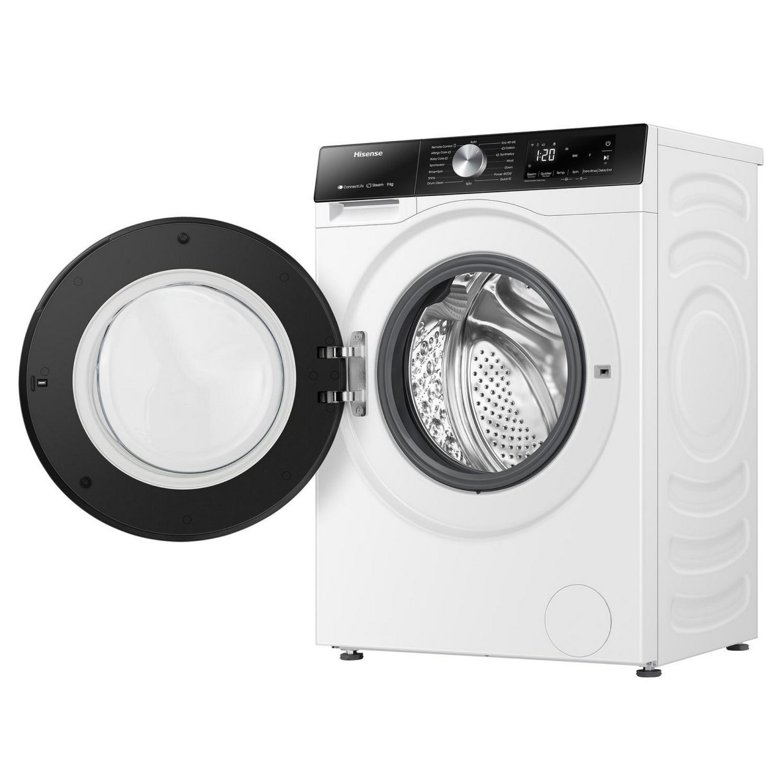 Hisense 9kg 3S Series Washing Machine 1400rpm WF3S9043BW3 – White