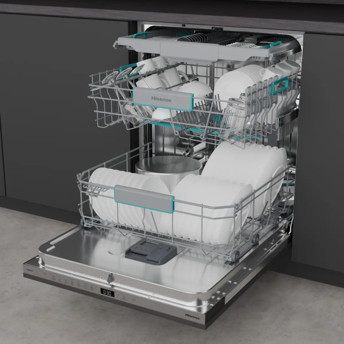 Hisense 60cm Fully Integrated Dishwasher HV16CUK