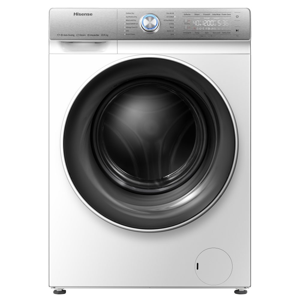 Hisense 10kg/6kg Dose Assist PureJet Washer Dryer WDQR1014EVAJM – WHITE
