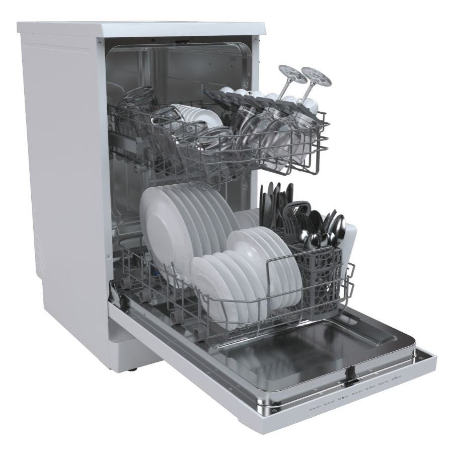 Hoover 45cm Freestanding Slimline Dishwasher HDPH 2D1049W-80 – WHITE