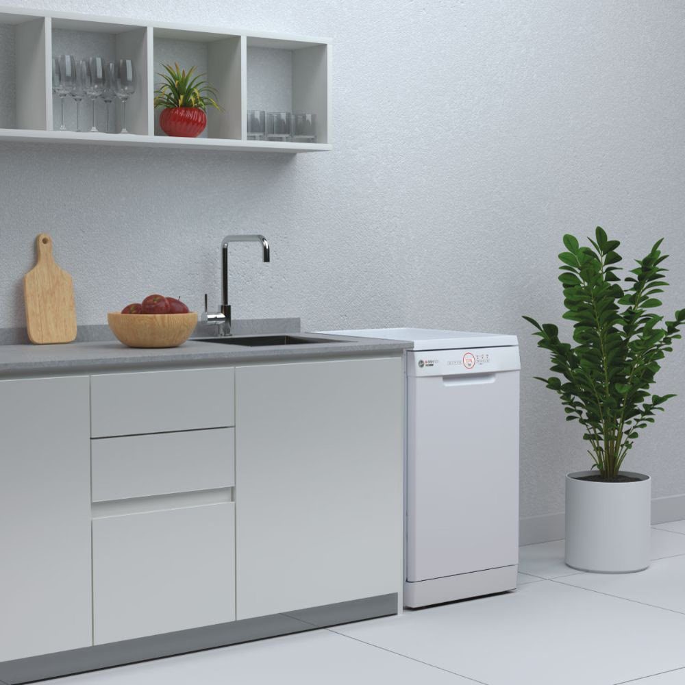 Hoover 45cm Freestanding Slimline Dishwasher HDPH 2D1049W-80 – WHITE