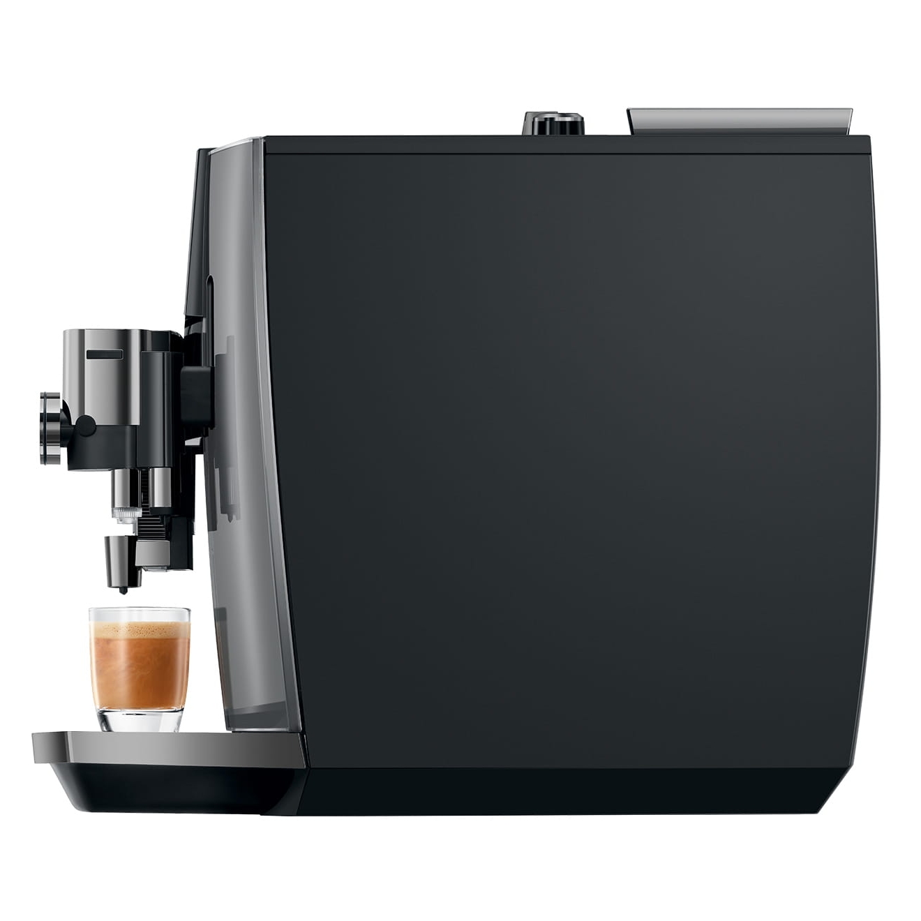 Jura J10 Twin Freestanding Fully Automatic Bean To Cup Coffee Machine 15723 – Diamond Onyx