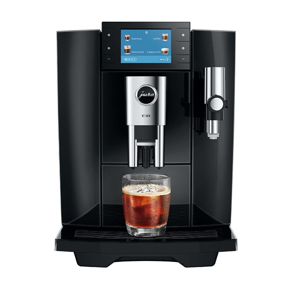 Jura E10 Freestanding Fully Automatic Bean To Cup Coffee Machine 15855 – Diamond Black