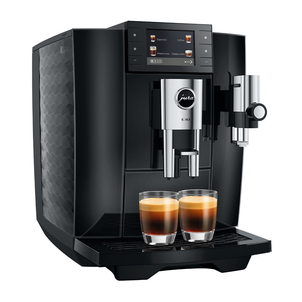 Jura E10 Freestanding Fully Automatic Bean To Cup Coffee Machine 15855 – Diamond Black