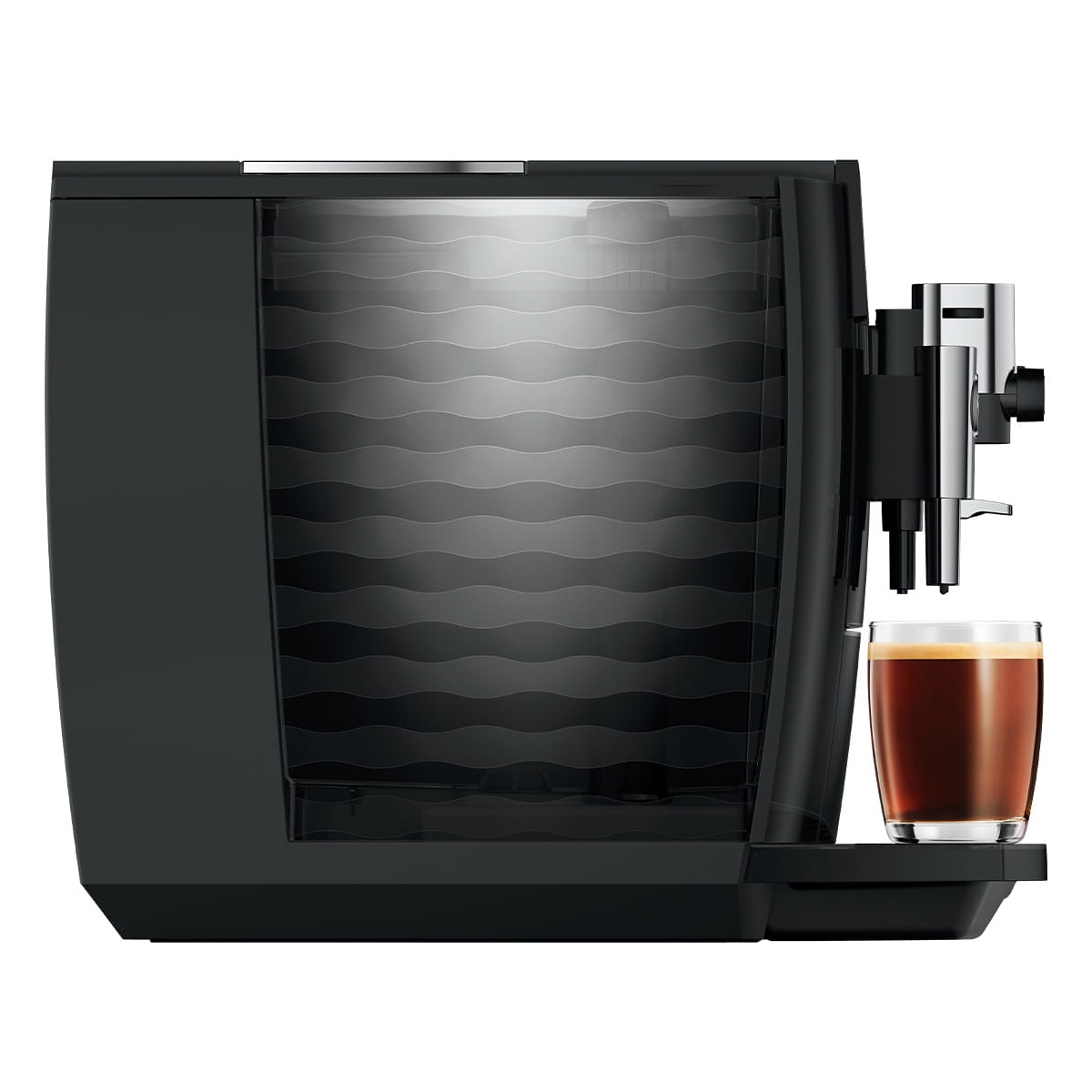 Jura E10 Freestanding Fully Automatic Bean To Cup Coffee Machine 15855 – Diamond Black