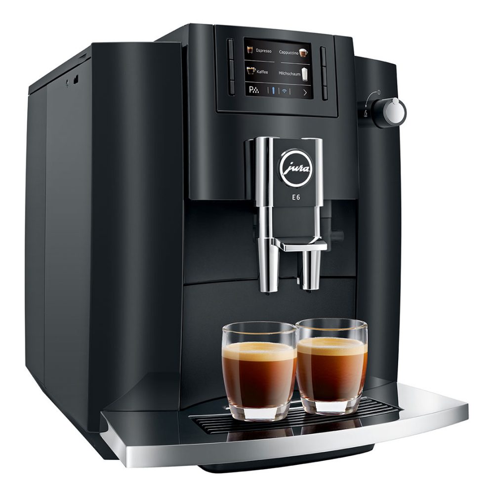 Jura E6 Freestanding Fully Automatic Coffee Machine 15511 – Piano Black