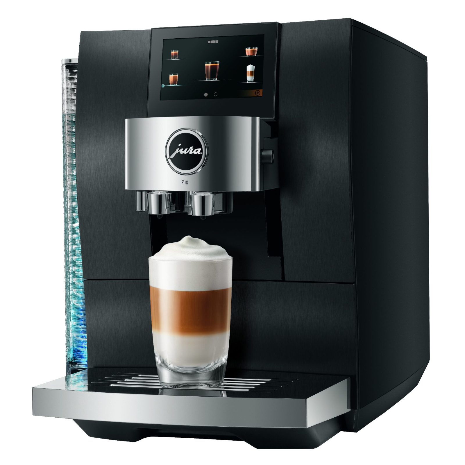 Jura Z10 Freestanding Fully Automatic Bean To Cup Coffee Machine 15488 – Aluminium Black