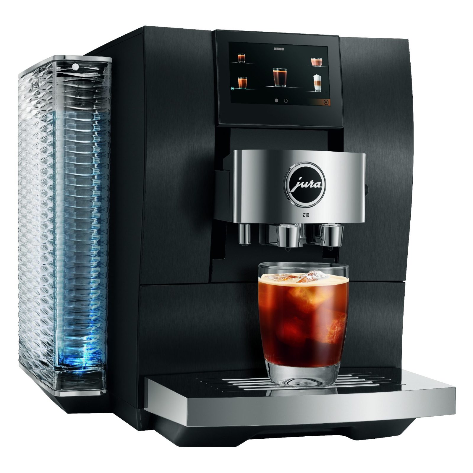 Jura Z10 Freestanding Fully Automatic Bean To Cup Coffee Machine 15488 – Aluminium Black