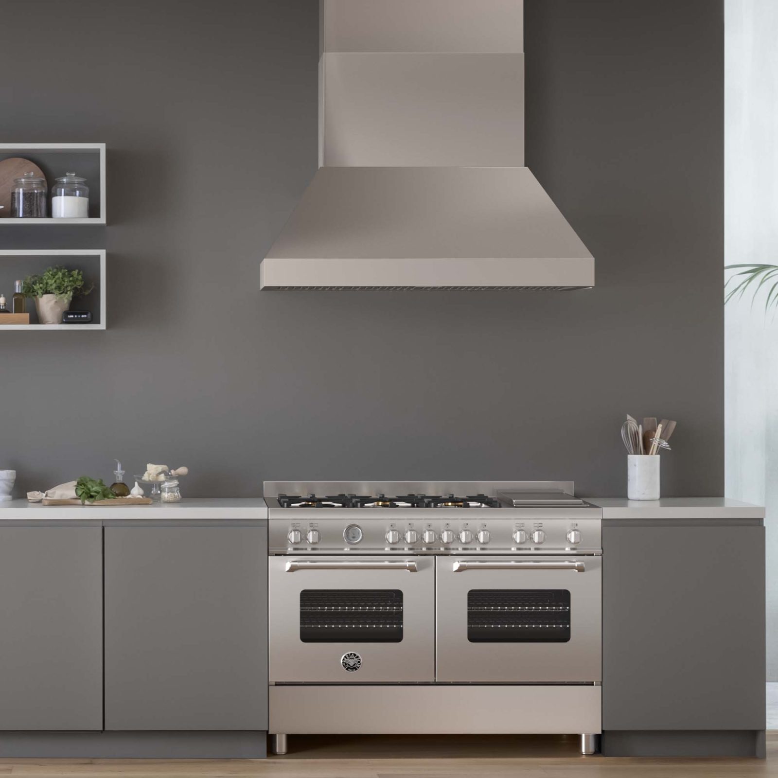 Bertazzoni 120cm Professional Series Chimney Hood KPH120MASXT – Stainless Steel