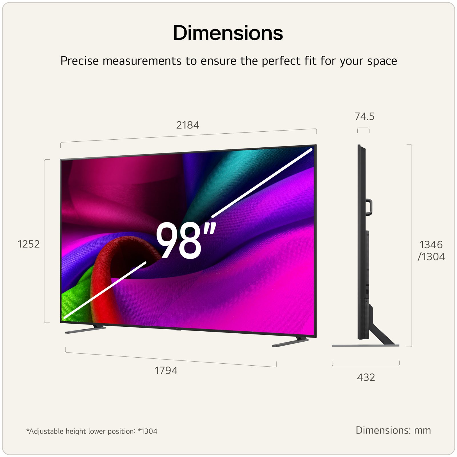 LG 2026 QNED AI 98" 4K Smart TV 98NU900B6LB