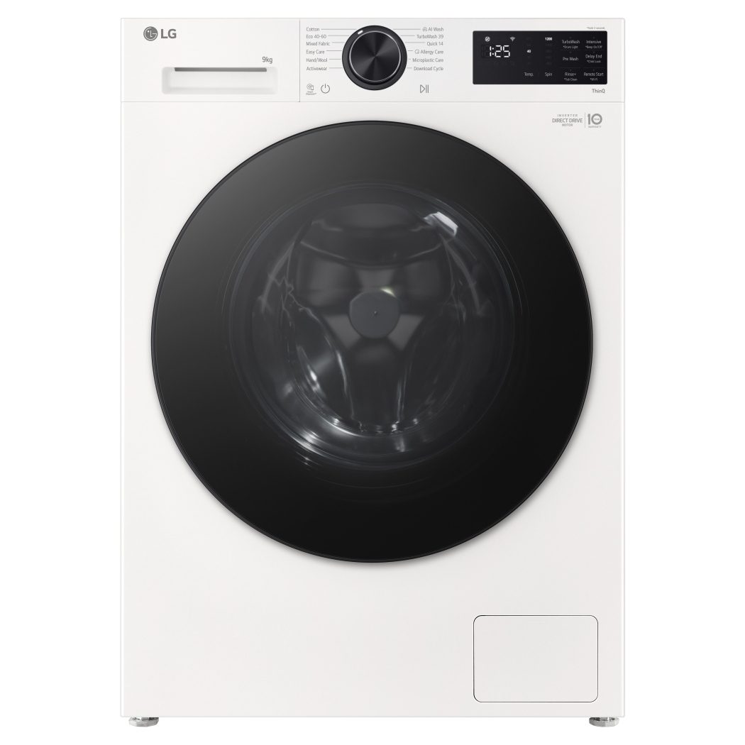LG Series 3 Counter-Depth MAX 9kg 1200 Spin Washing Machine F2X50S9TWB – White