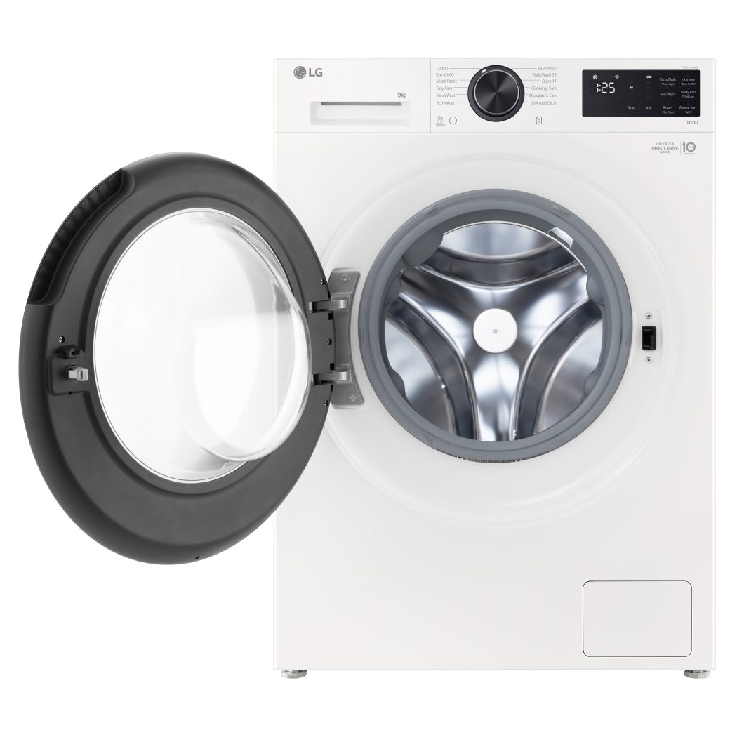 LG Series 3 Counter-Depth MAX 9kg 1200 Spin Washing Machine F2X50S9TWB – White