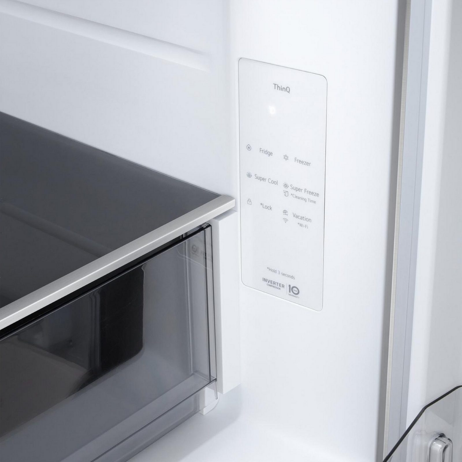 LG 84cm Fit & Max Four Door Fridge Freezer Non Ice And Water GMBS30SEPY – Silver