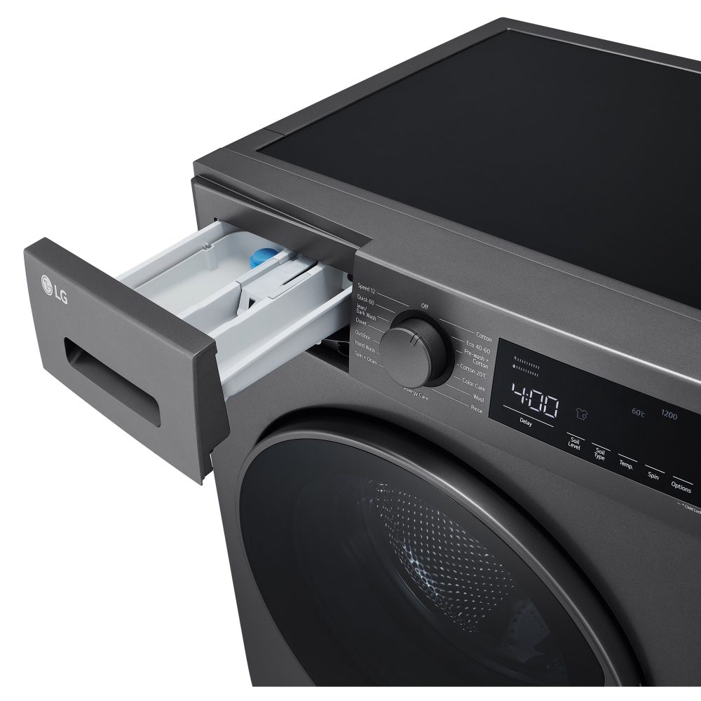 LG 9kg Steam Washing Machine F4T209SSE – SILVER