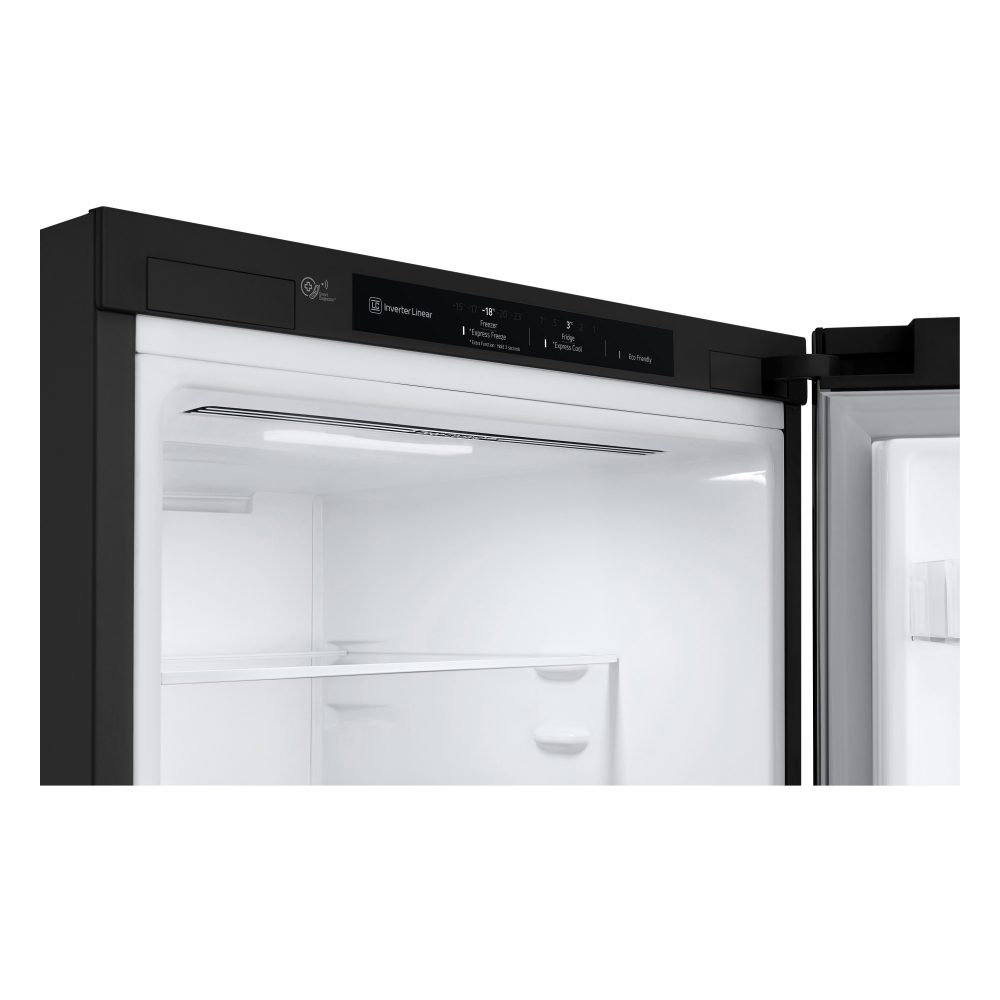 LG 60cm Frost Free Fridge Freezer GBB92MCBAP – BLACK STEEL