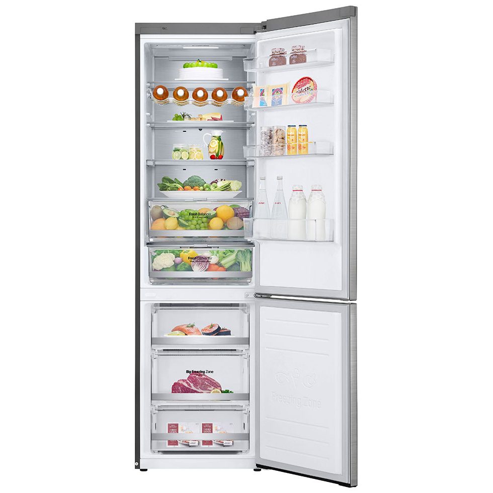 LG 60cm Frost Free Fridge Freezer GBB92STAXP – STAINLESS STEEL