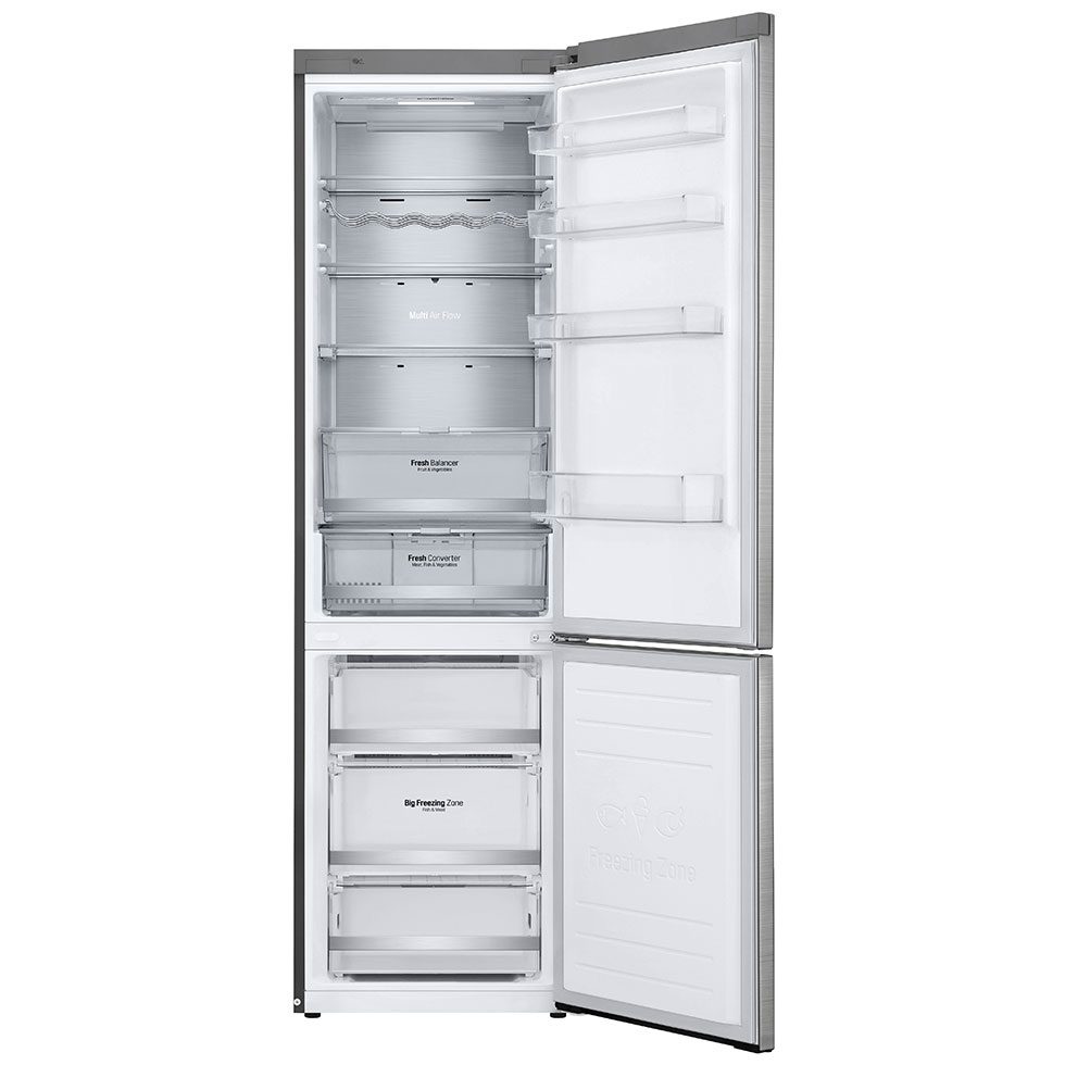 LG 60cm Frost Free Fridge Freezer GBB92STAXP – STAINLESS STEEL