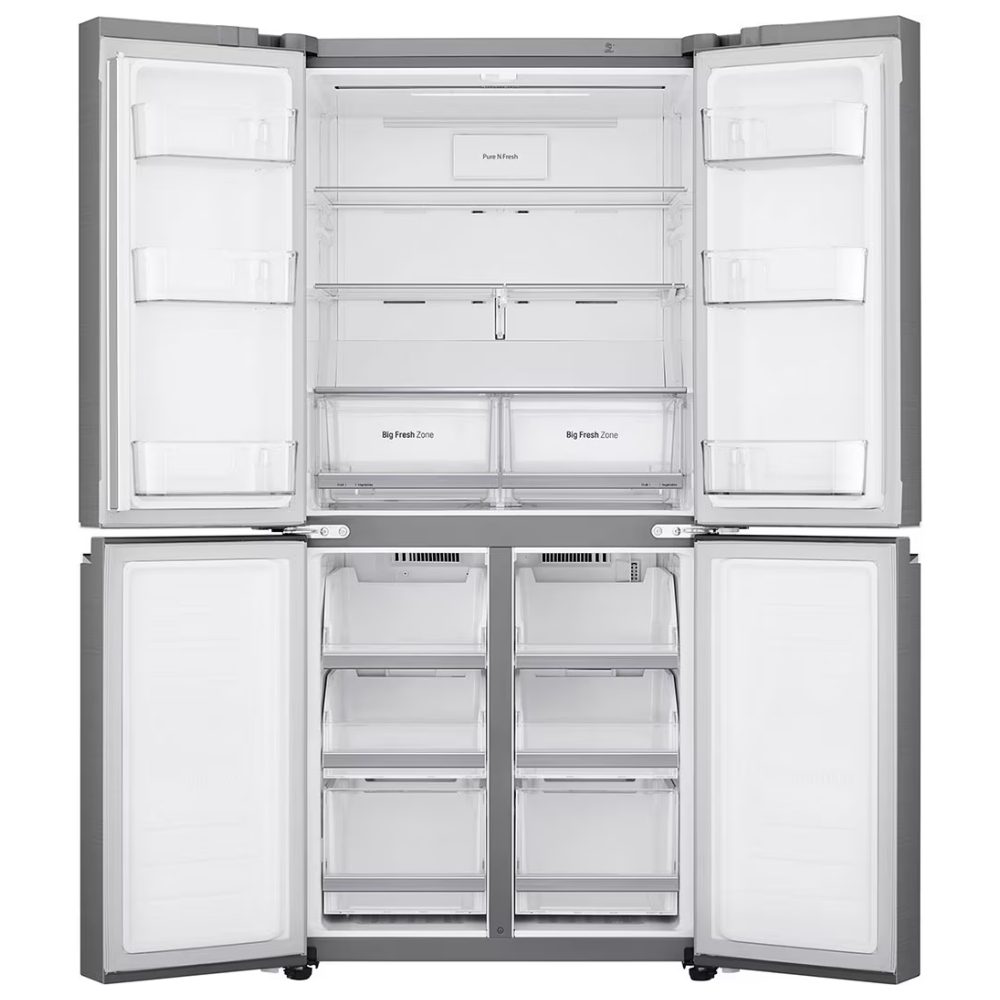 LG Slim French Style Fridge Freezer Non Ice And Water GMB844PZ4E – STAINLESS STEEL
