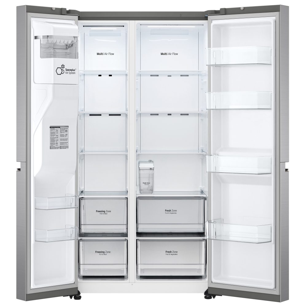 LG American Style Fridge Freezer With Ice & Water Non Plumbed GSLD81PZRD – STAINLESS STEEL